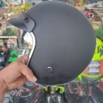 کلاه کاسکت وسپایی عینک دار تکنو TEKNO - مشکی مات