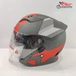 کلاه کاسکت بدون فک ردلاین redline کد 946 - مشکی قرمز