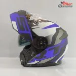 کلاه کاسکت فک متحرک راپیدو rapido کد 950 - آبی srt - تصویر 2