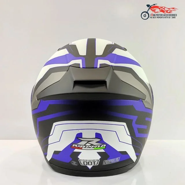 کلاه کاسکت فک متحرک راپیدو rapido کد 950 - آبی srt - تصویر 3