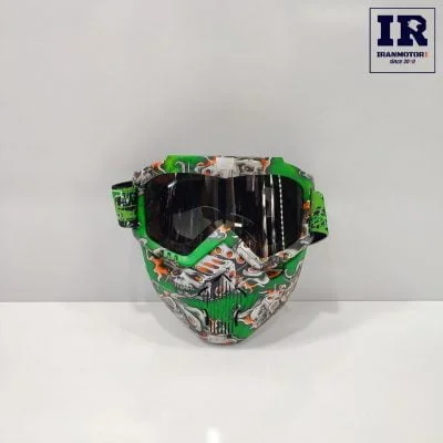 عینک موتورسواری فیس دار