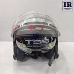 کلاه کاسکت بدون فک ردلاین کد 946 بلوتوث دار BT8 مشکی مات و طوسی - تصویر 3