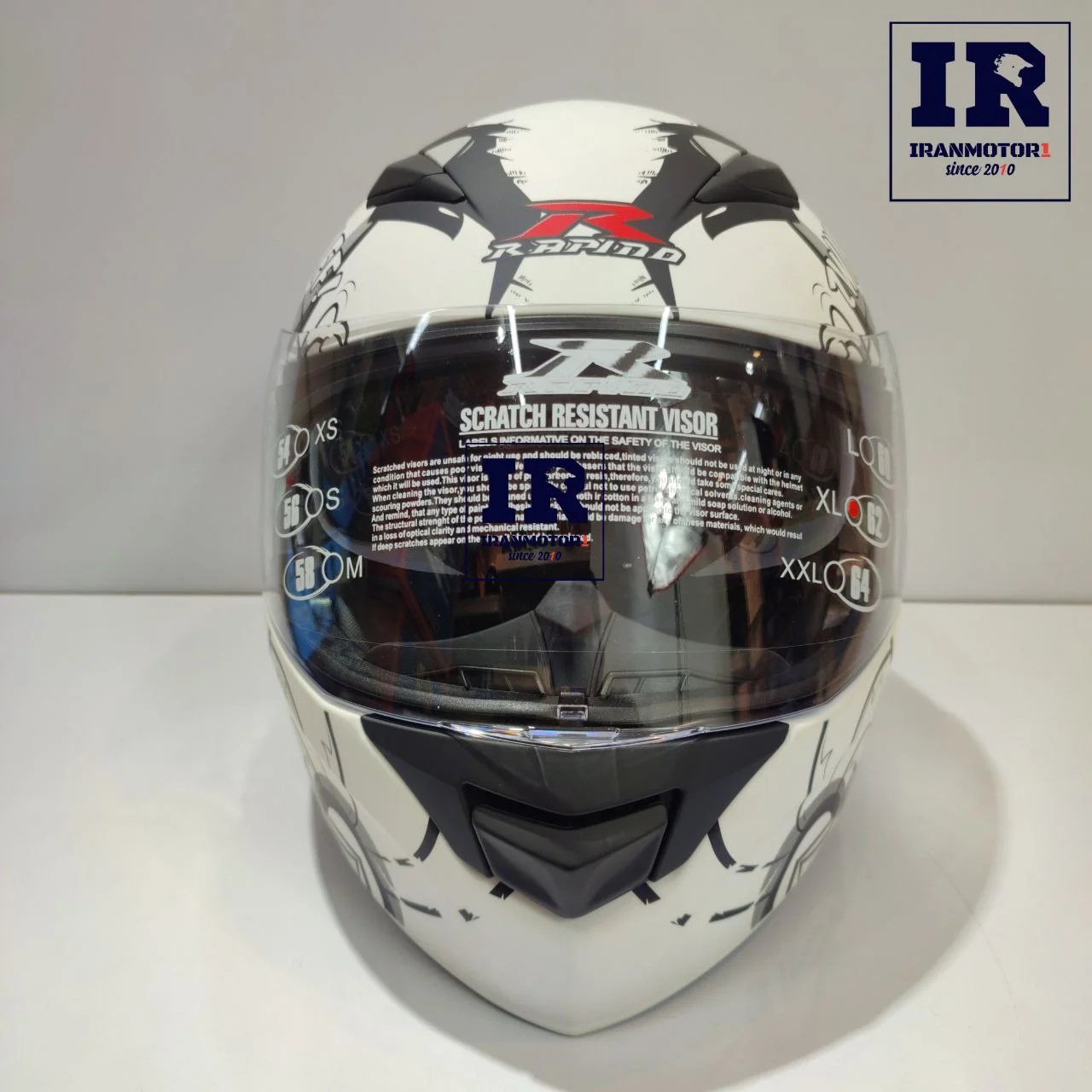 کلاه کاسکت فک متحرک راپیدو rapido کد 950 - فانتزی - تصویر 2