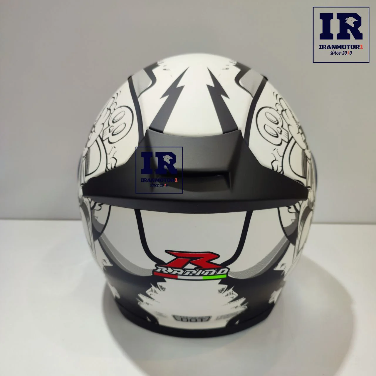 کلاه کاسکت فک متحرک راپیدو rapido کد 950 - فانتزی - تصویر 3