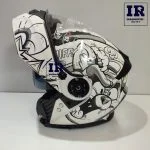 کلاه کاسکت فک متحرک راپیدو rapido کد 950 - فانتزی - تصویر 4