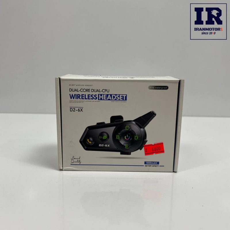 بلوتوث کلاه کاسکت D2-6X - تصویر 1