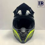 کلاه کاسکت کراسی Tekno تکنو مشکی فسفری براق - تصویر 2