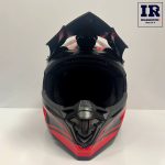 کلاه کاسکت کراسی Tekno تکنو مشکی قرمز براق - تصویر 2