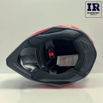 کلاه کاسکت کراسی Tekno تکنو مشکی قرمز براق - تصویر 5