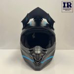 کلاه کاسکت کراسی Tekno تکنو مشکی آبی مات - تصویر 2