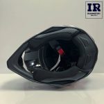 کلاه کاسکت کراسی Tekno تکنو مشکی سفید قرمز براق - تصویر 5