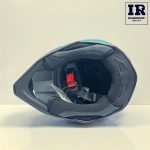 کلاه کاسکت کراسی Tekno تکنو مشکی آبی طرح دار - تصویر 5