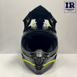 کلاه کاسکت کراسی Tekno تکنو مشکی فسفری طرح دار - تصویر 2