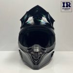 کلاه کاسکت کراسی Tekno تکنو مشکی سفید آبی - تصویر 2