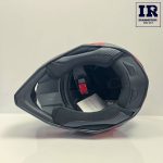 کلاه کاسکت کراسی Tekno تکنو مشکی قرمز مات - تصویر 5