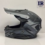 کلاه کاسکت کراسی Tekno تکنو مشکی طوسی مات