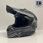 کلاه کاسکت کراسی Tekno تکنو مشکی طوسی مات - تصویر 6