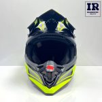 کلاه کاسکت کراسی Tekno تکنو  فسفری براق - تصویر 2