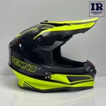 کلاه کاسکت کراسی Tekno تکنو  فسفری براق - تصویر 3