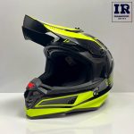 کلاه کاسکت کراسی Tekno تکنو  فسفری براق - تصویر 6