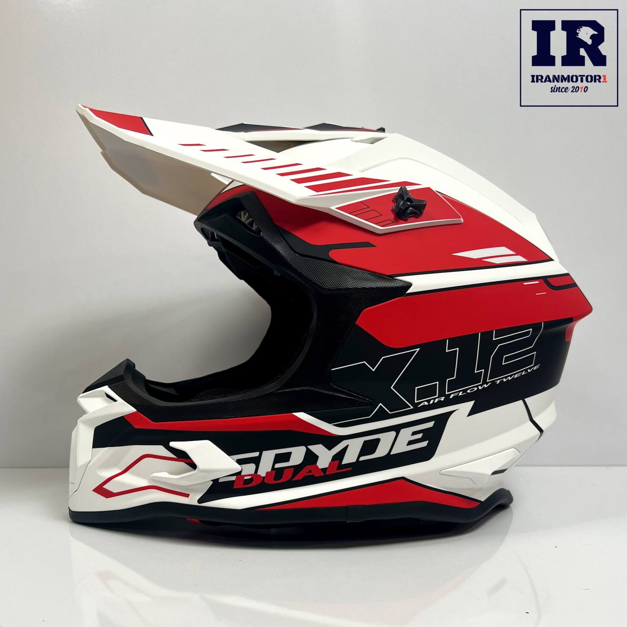 image_1766256843001 کلاه کاسکت کراسی راپیدو Rapido مشکی قرمز - تصویر 1