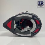 کلاه کاسکت اندرویی راپیدو rapido مشکی قرمز - تصویر 5