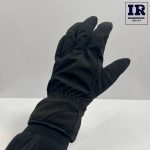 دستکش برزنتی زمستانی موتور سواری کش دار مشکی