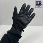 دستکش زمستانی برزنتی زیپی مشکی - تصویر 3