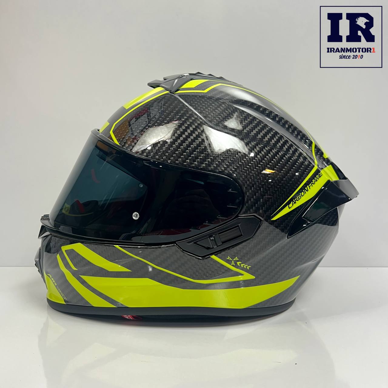 image_1767111451481 کلاه کاسکت فک ثابت کربن RAPIDO CR - مشکی فسفری - تصویر 1