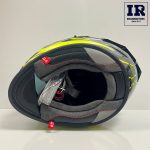 کلاه کاسکت فک ثابت کربن RAPIDO CR - مشکی فسفری - تصویر 5