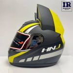 کلاه کاسکت دخترانه خرگوشی (گوش گربه ای) HNJ اچ ان جی مشکی زرد