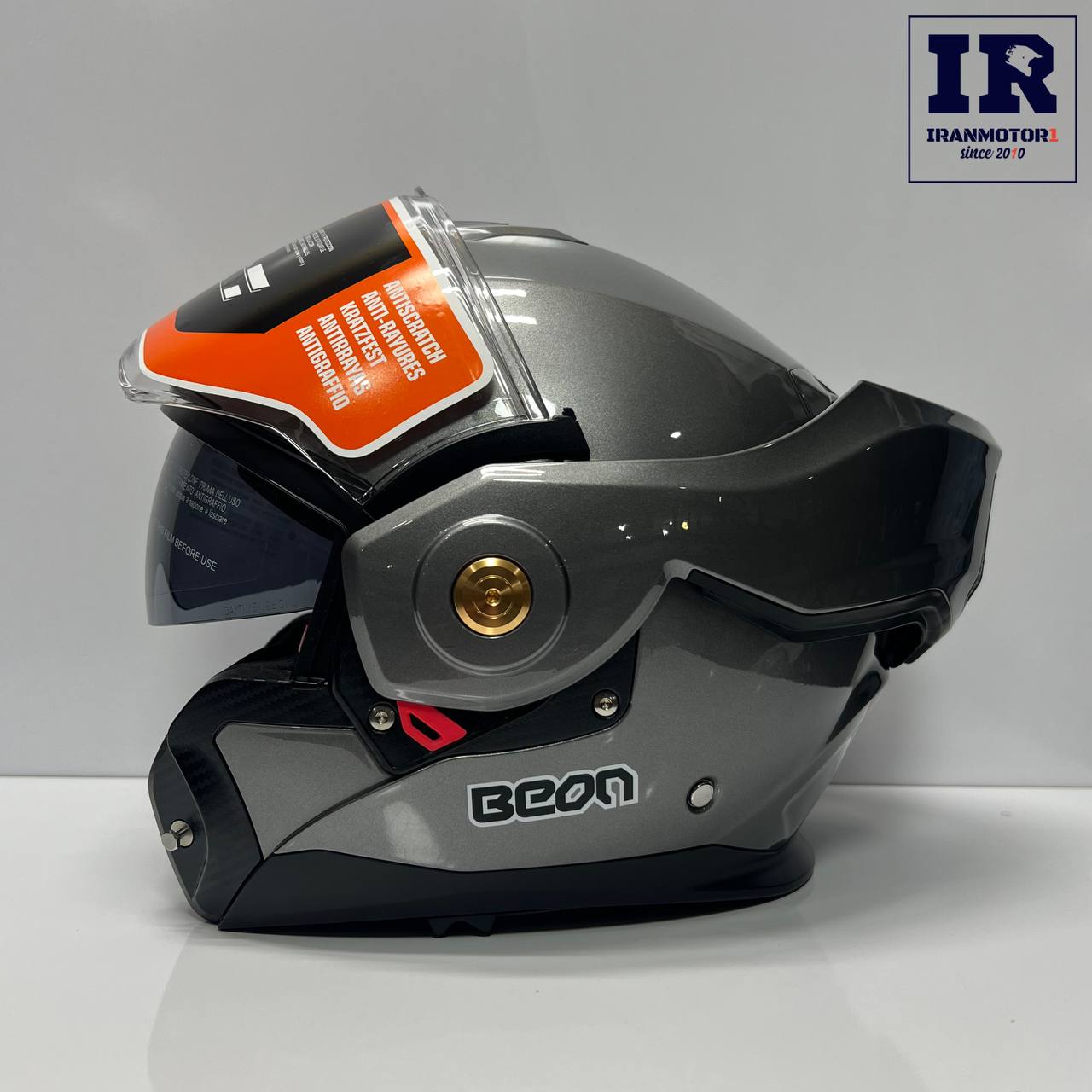 image_1770019851619 کلاه کاسکت فول متحرک بیون beon B709 - سیلور - تصویر 1