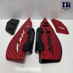 کف پایی فلزی موتور سیکلت Xmax قرمز