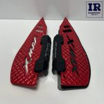 کف پایی فلزی موتور سیکلت Xmax قرمز - تصویر 2