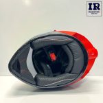 کلاه کاسکت فک متحرک فابریک Fabric مشکی قرمز - تصویر 5