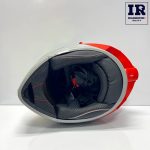 کلاه کاسکت فک متحرک فابریک Fabric طوسی نارنجی - تصویر 5