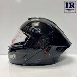 کلاه کاسکت فک متحرک فابریک Fabric مشکی براق