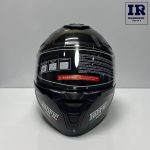 کلاه کاسکت فک متحرک فابریک Fabric مشکی براق - تصویر 2