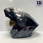 کلاه کاسکت فک متحرک فابریک Fabric مشکی براق - تصویر 6