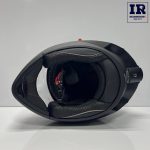 کلاه کاسکت فک متحرک فابریک Fabric مشکی قرمز مات - تصویر 4