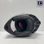 کلاه کاسکت فک متحرک فابریک Fabric مشکی آبی مات - تصویر 4