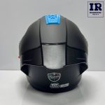 کلاه کاسکت فک متحرک فابریک Fabric مشکی آبی مات - تصویر 6