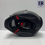 کلاه کاسکت فک ثابت ویگووی V کد K666 مشکی مات - تصویر 5