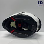 کلاه کاسکت فک ثابت ویگووی V کد K666 سفید - تصویر 5