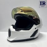 کلاه کاسکت فک ثابت ویگووی V کد K666 سفید - تصویر 6