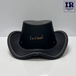 کلاه کاسکت کابویی موتور سیکلت LVCOOL مشکی مات - تصویر 4
