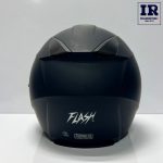 کلاه کاسکت بدون فک فلش Flash  مشکی طوسی کد 852 - تصویر 2