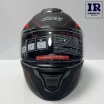 کلاه کاسکت فک متحرک DA1 کد 111 مشکی قرمز - تصویر 5