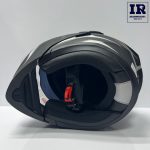 کلاه کاسکت فک متحرک Da1 دی ای وان کد 101 مشکی طوسی - تصویر 3