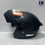 کلاه کاسکت فک متحرک Rng ار ان جی مشکی مات - تصویر 6